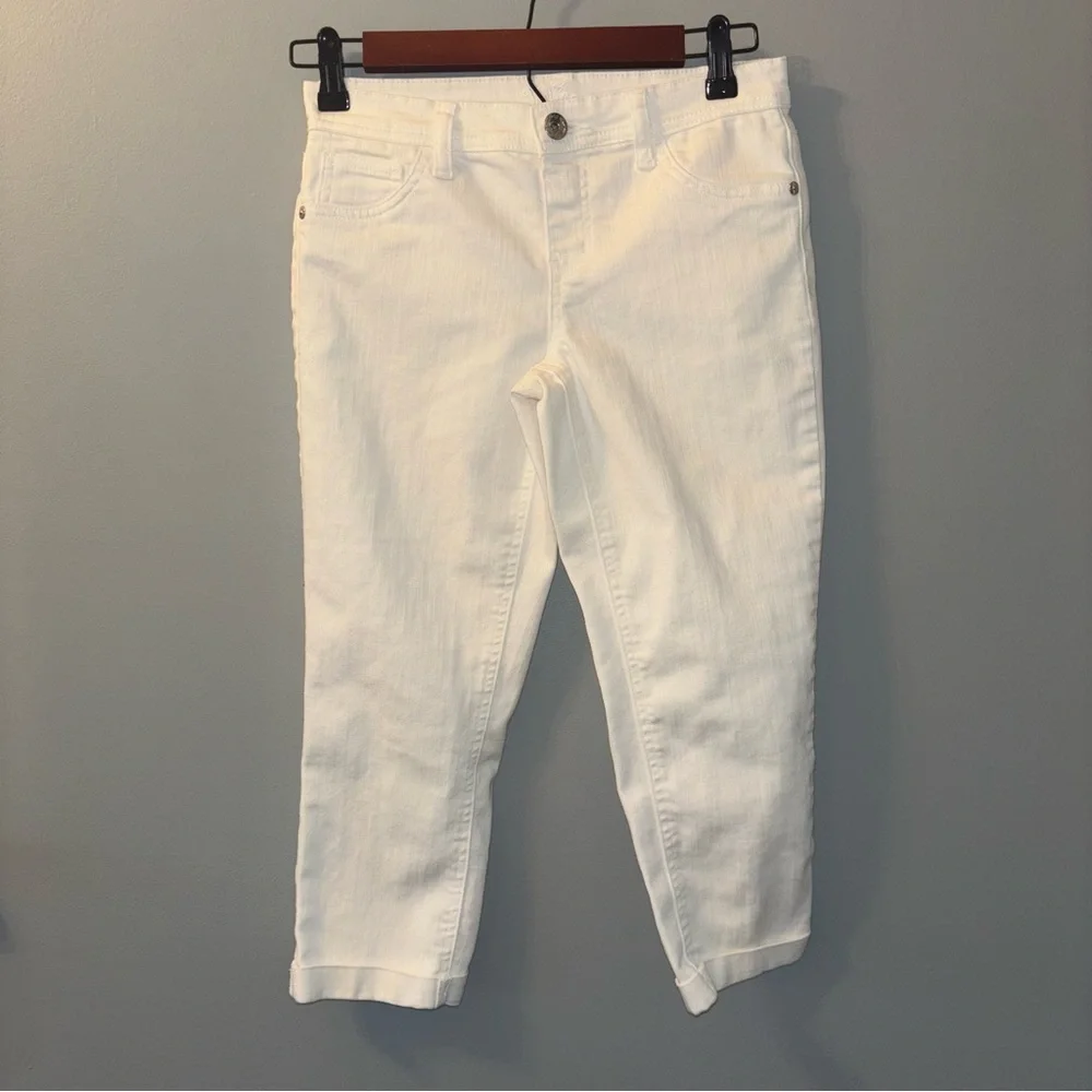 Girls Justice White Capri Jeans - Size 14R